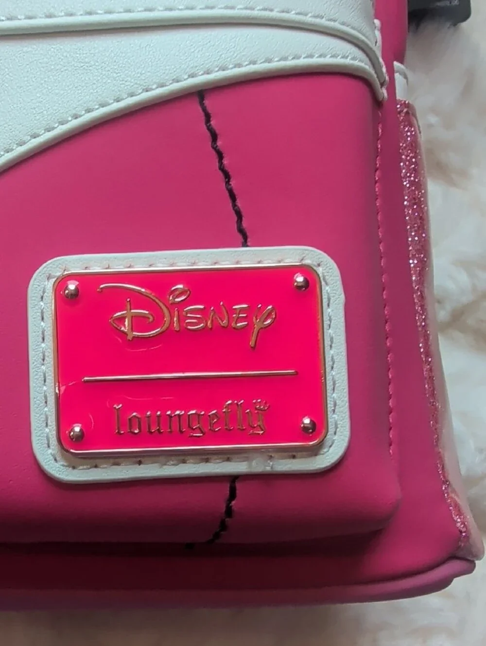 Disney Pink and White Aurora Mini Backpack - Picture 2 of 7